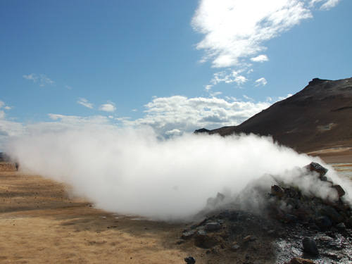 Iceland - Myvatn Fumerole. Photo by Jo Halpin Jones