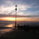 Marker Post Sunset Hunstanton