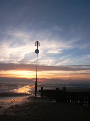 Marker Post, Hunstanton. Photo by Jo Halpin Jones