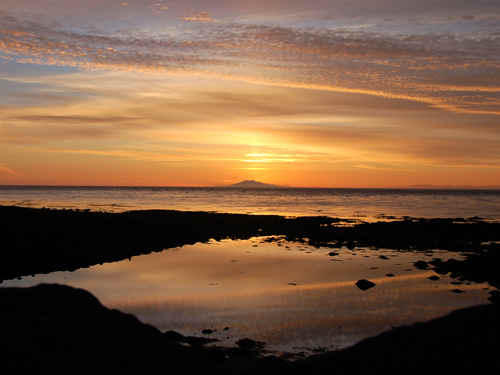 Midnight Sun Over Snaefell. Photo by Jo Halpin Jones