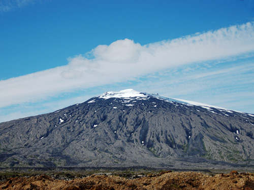 Snaefell Glacier. Photo by Jo Halpin Jones